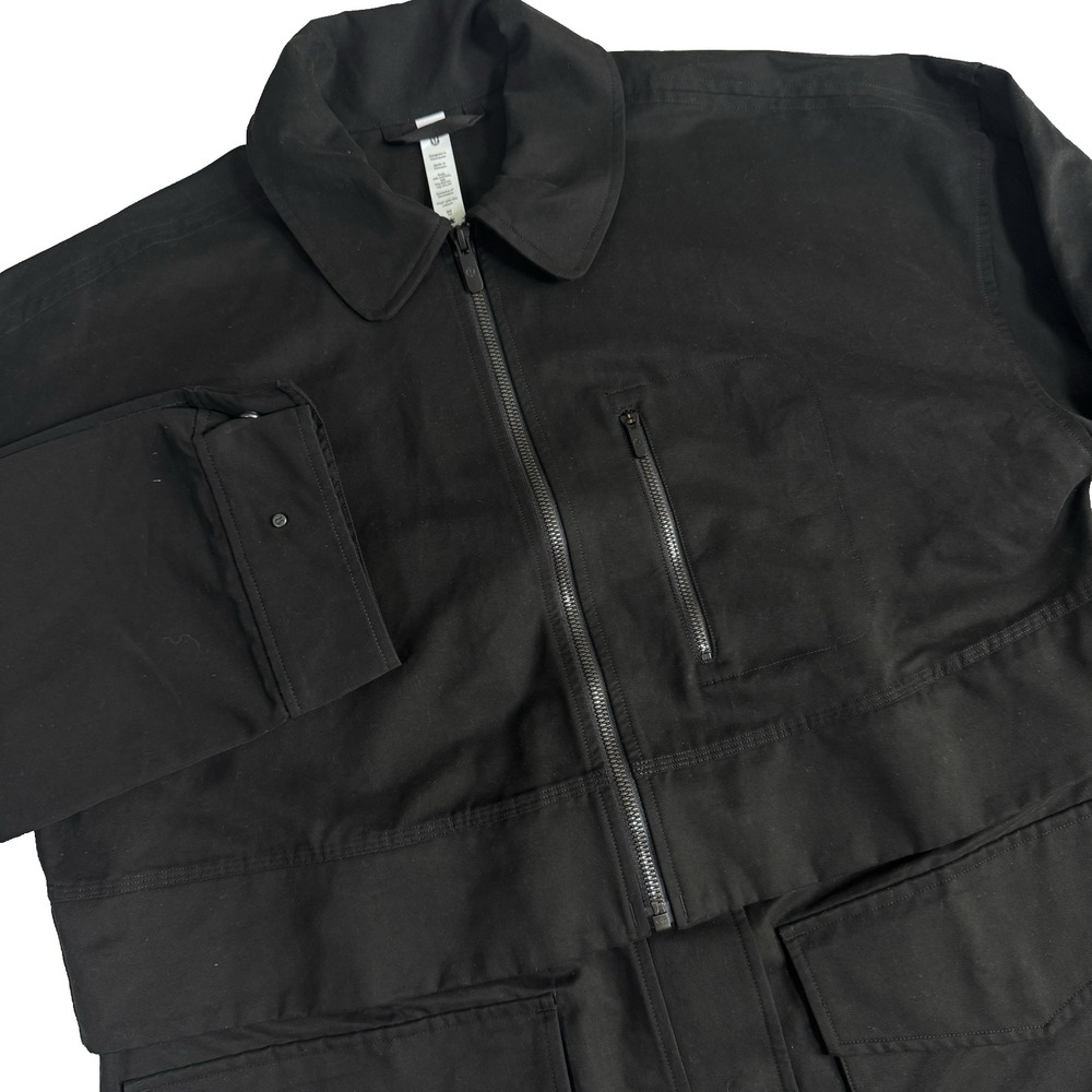 Lululemon Glyde 2-in-1 Adaptable Jacket Women's M Black LW3HIVS Athleisure